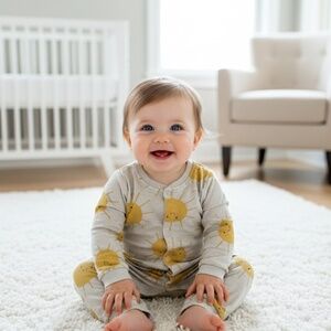 Cotton Sunshine Onesie size 6-12m